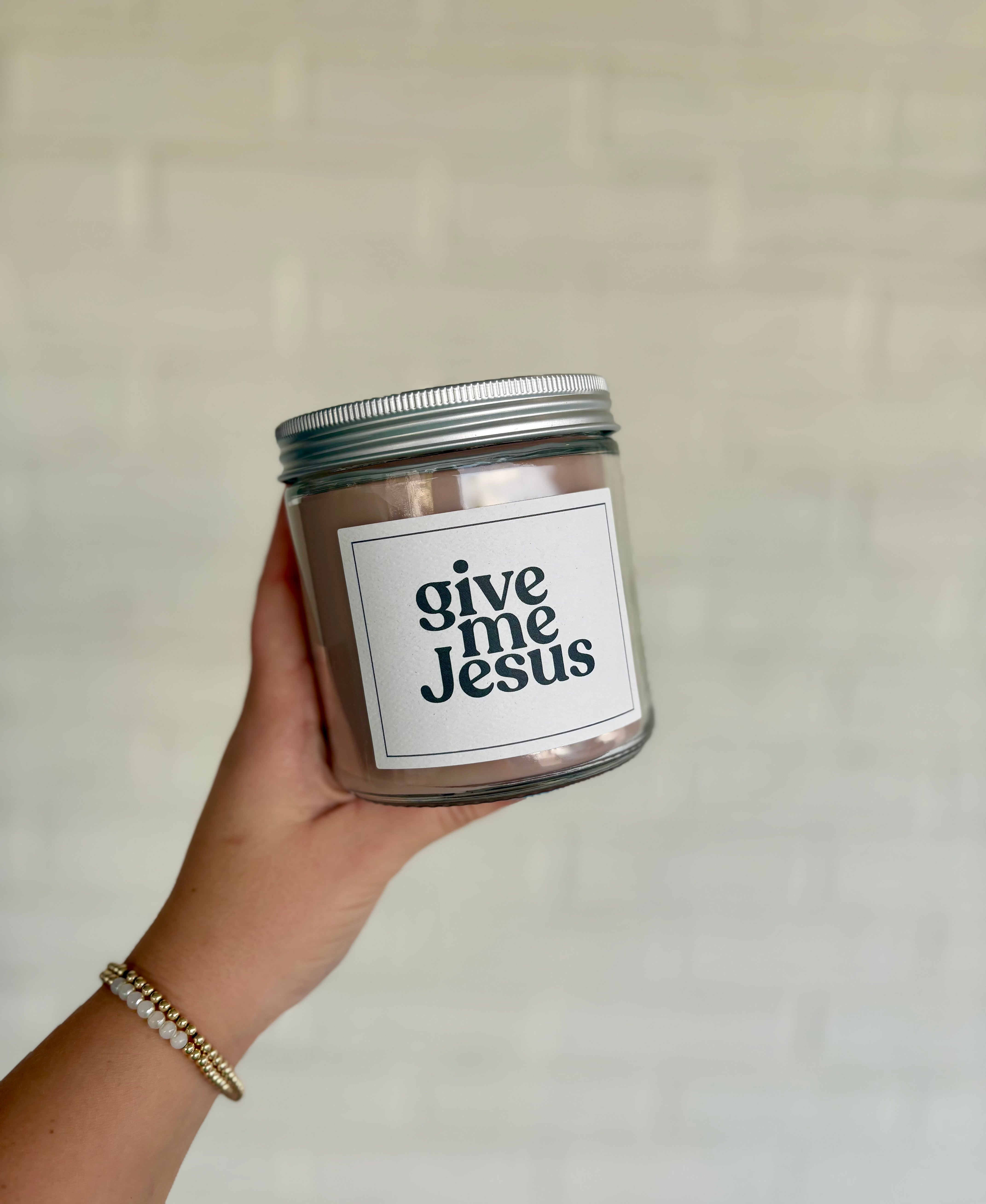 Sweet Grace Collection Give Me Jesus Candle
