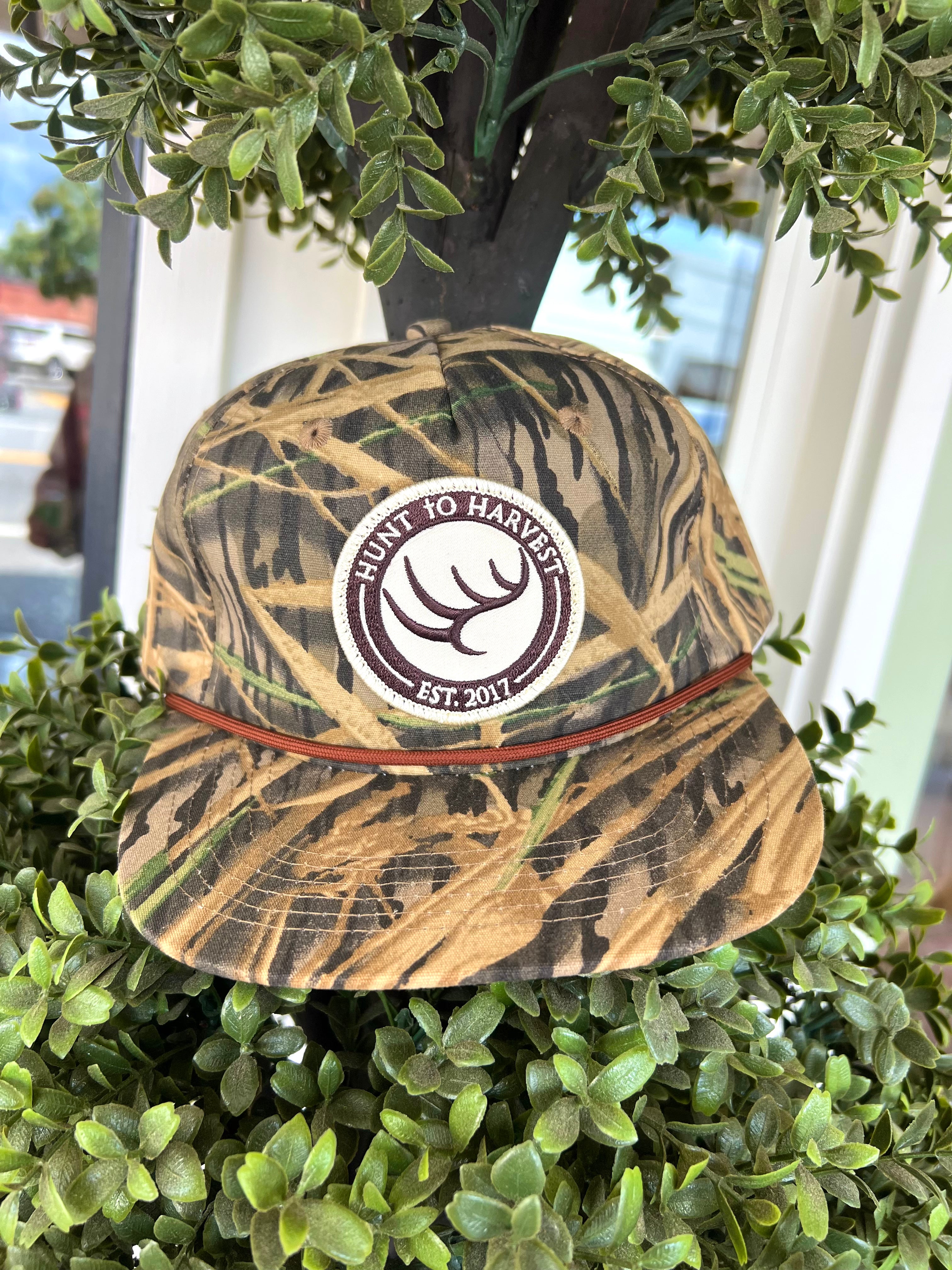 Shadowgrass Woven Circle Patch Hat by Hunt to Harvest