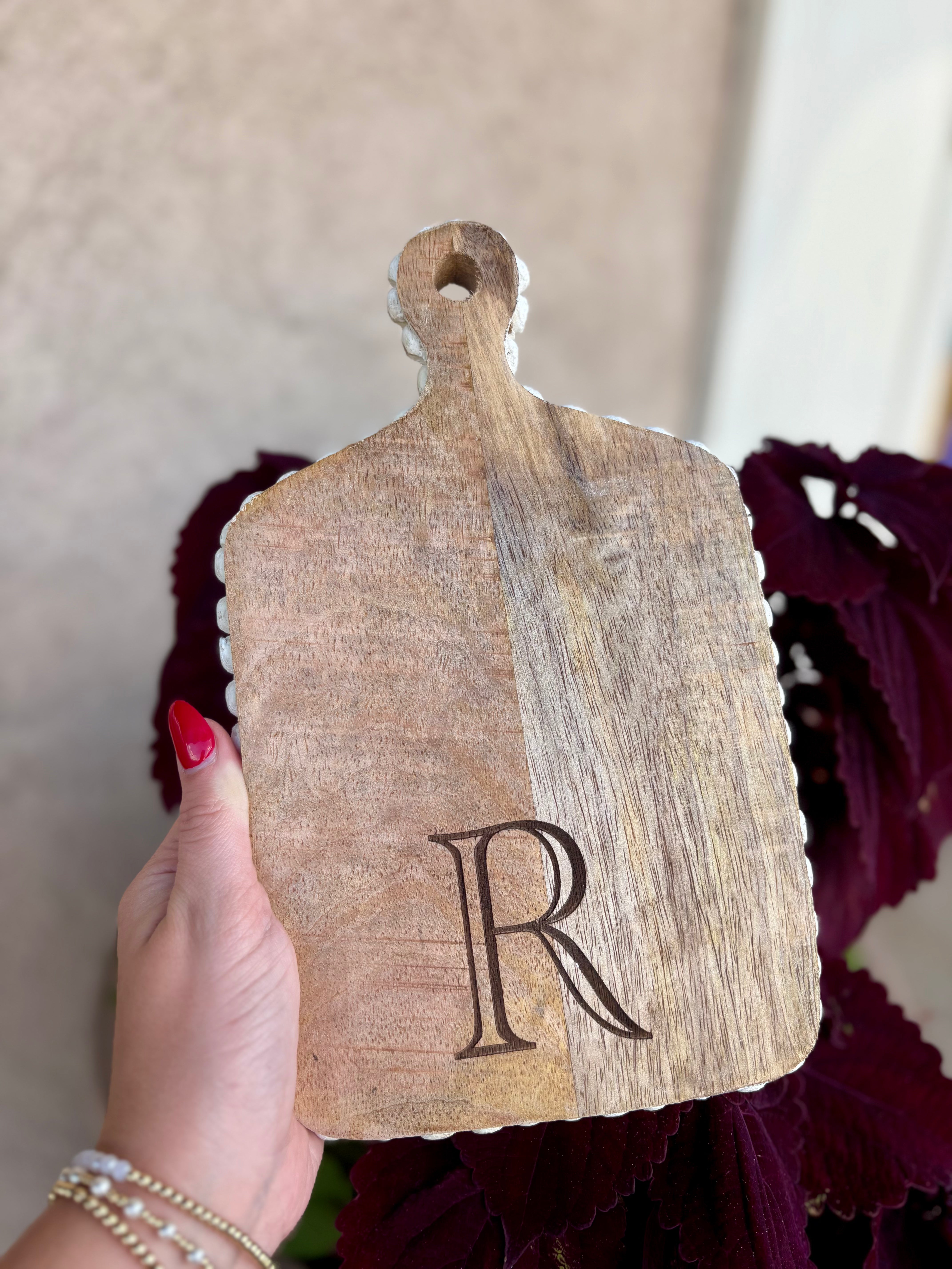 Mini Letter Cutting Board