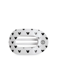 white hair clip with iconic character print 