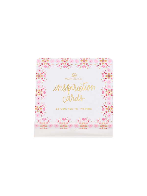 Inspiration Acrylic Card Block 52 quote cards