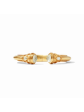 Iridescent Clear Crystal Cannes Demi Cuff by Julie Vos