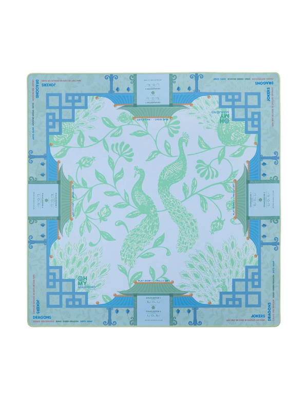Isla Mahjong Mat by Oh My Mahjong chinoserie game 