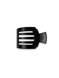 Jet Black Small Flat Square Clip teleties