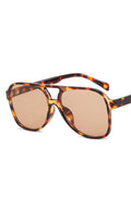 Tortoiseshell sunglasses with brown lenses 