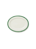 textured oval platter