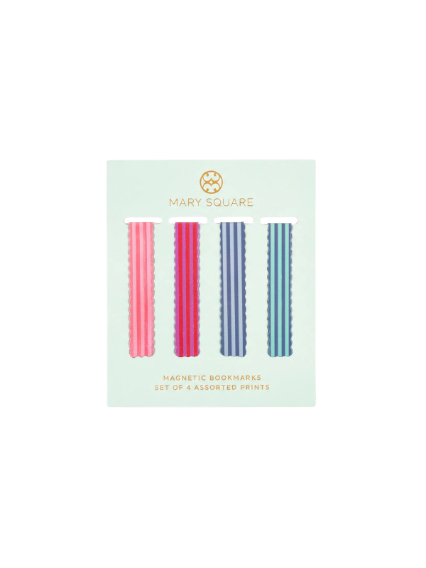 Magnetic Bookmark Set-Stripes set of 4 