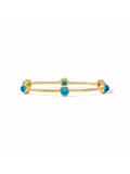 Milano Luxe Bangle in Gold Iridescent London Blue