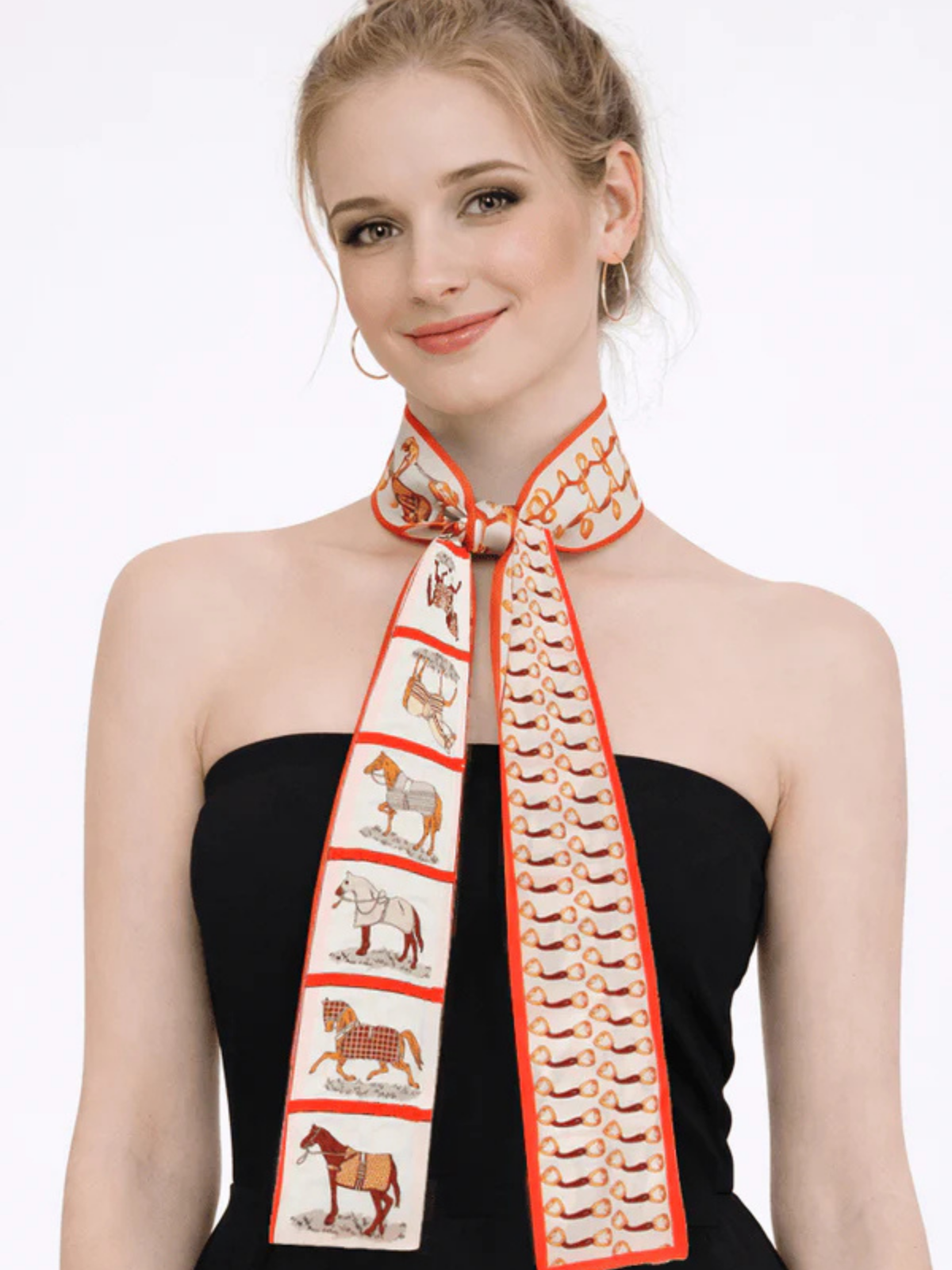 Rectangle Skinny Scarf