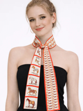 Rectangle Skinny Scarf