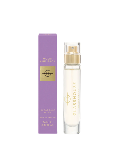 sugar dust and lily moon and back eau de parfum fragrance scent by glasshouse fragrances
