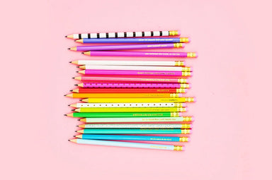 Motivational Bright color pencil set