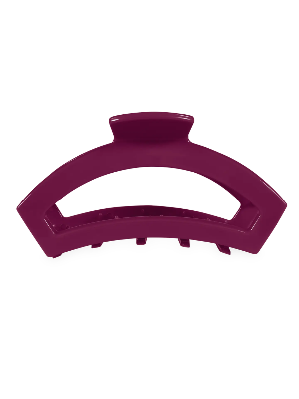 Our Open Hair Clip offers the same incredible advantages as our Classic Claw Clip, but with a unique open-style design that allows your hair to show through.