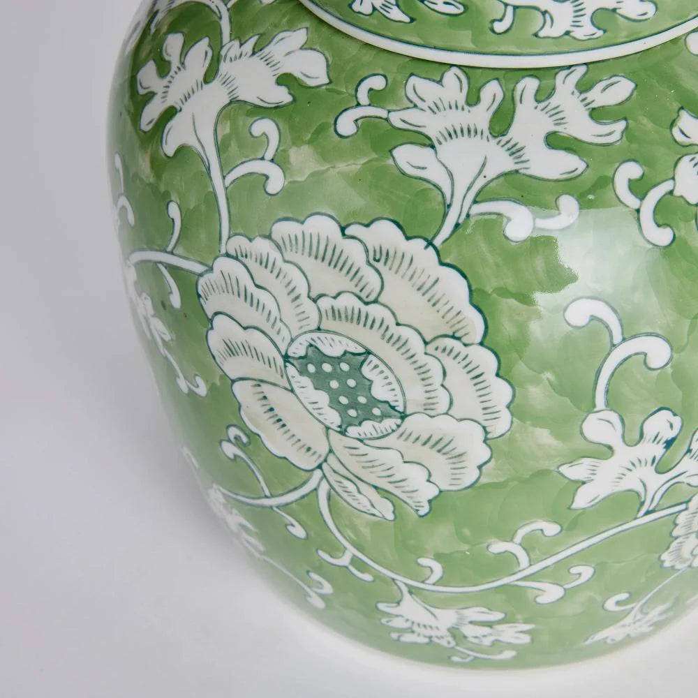 Imperial Lotus Lidded Jar