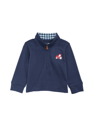 Navy Tractor Quarter Zip