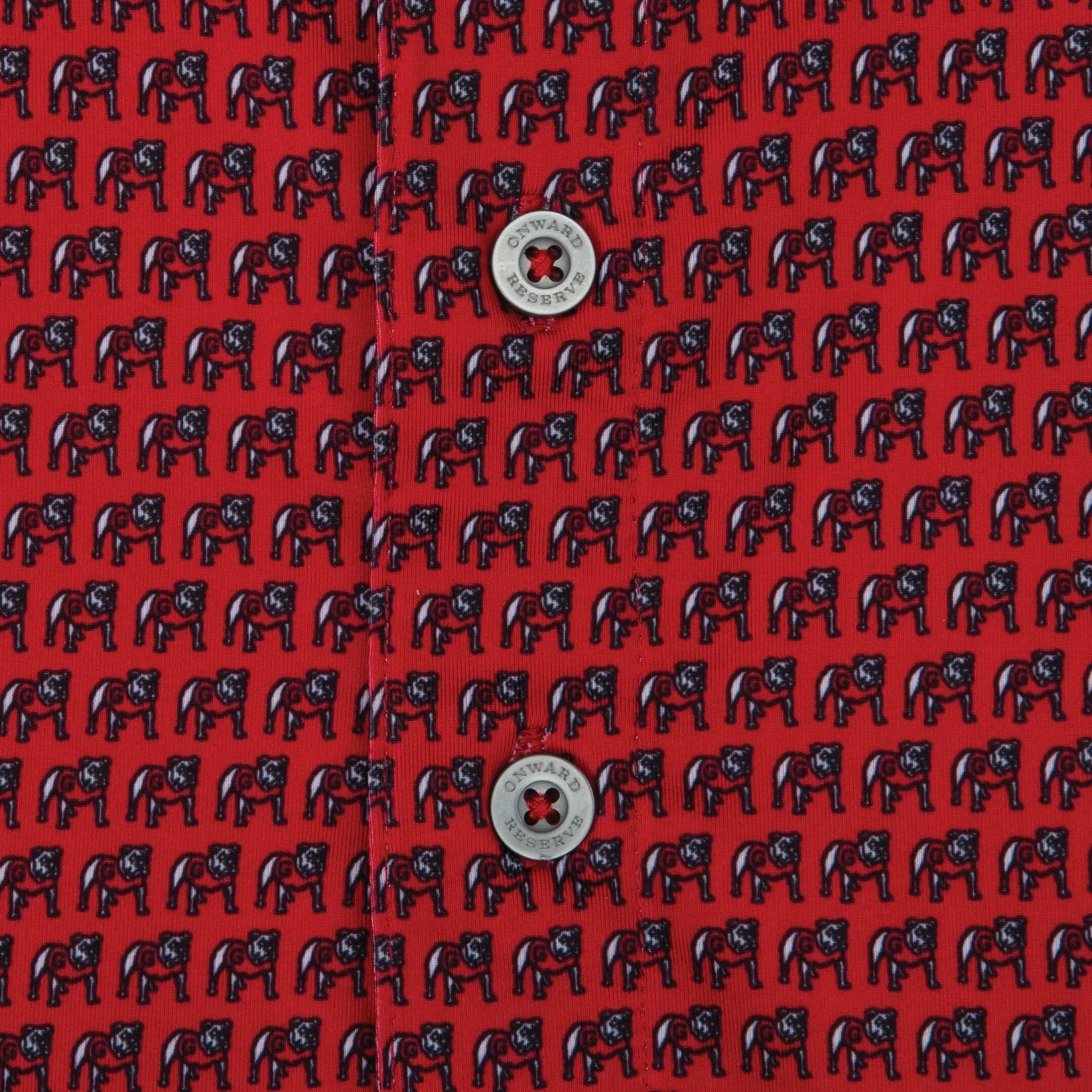 Standing Bulldog Printed Polo By Onward Reserve