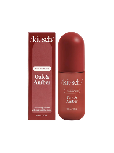 Oak and amber scented hair perfume 