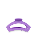 purple open hair clip