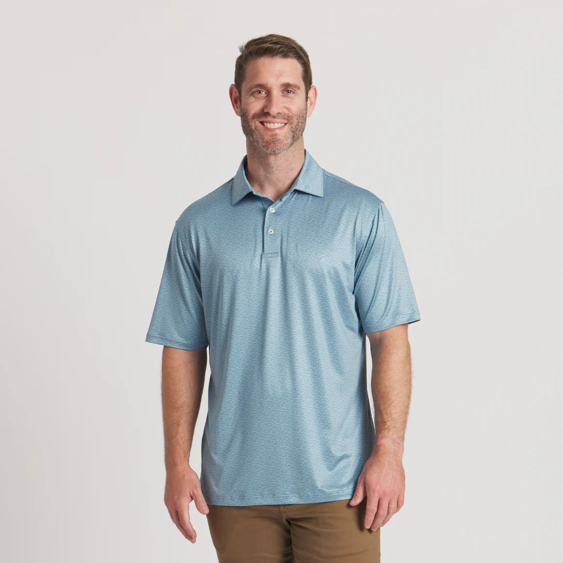 Flyline Performance Polo - Redfish in Burnt Sage