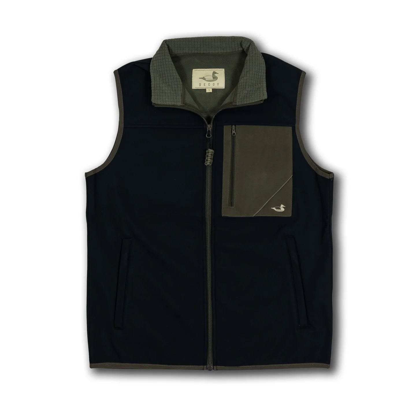Pamlico Layering Vest in Charcoal By Dixie Decoy