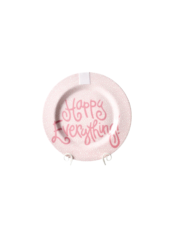 pink dotted platter for attachments