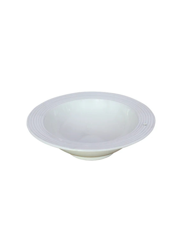 Pinstripes Baby Bowl By Nora Fleming white attachment