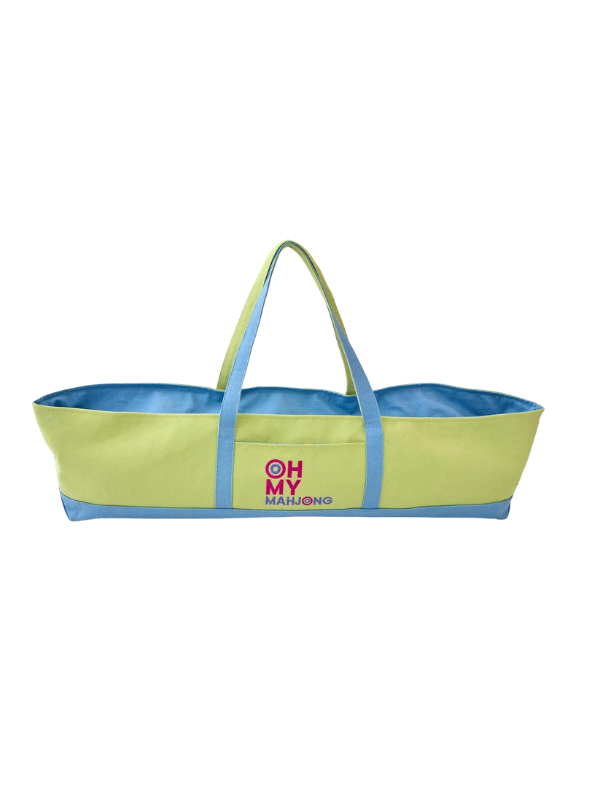 Pistachio mat storage bag for mahjong game 