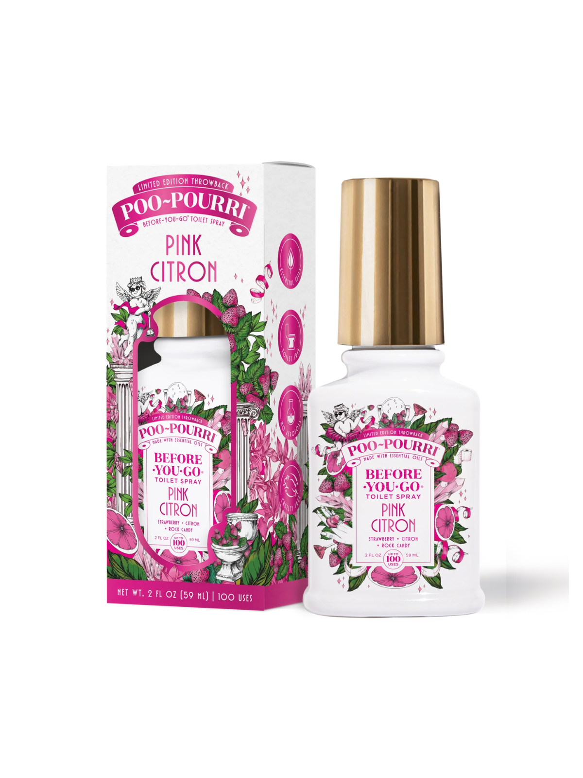 Poo~Pourri Pink Citron 2oz oilet spray