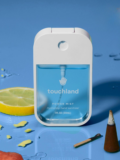 blue hand sanitizer 
