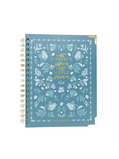 Blue spiral prayer journal 