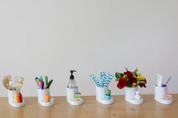 Pinstripes Round Cutie Container by Nora Fleming