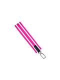 hot pink and white key strap