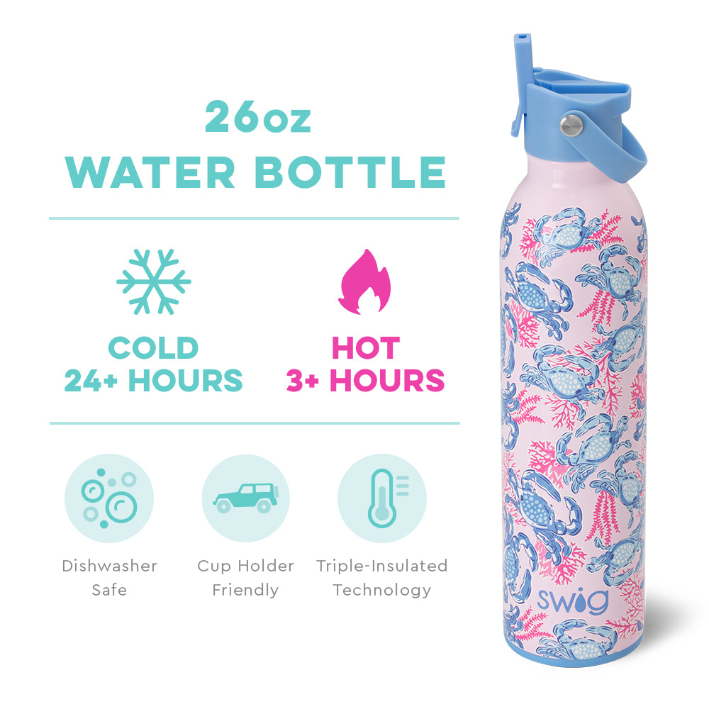 Get Crackin' Flip + Sip 20oz Bottle by Swig Life