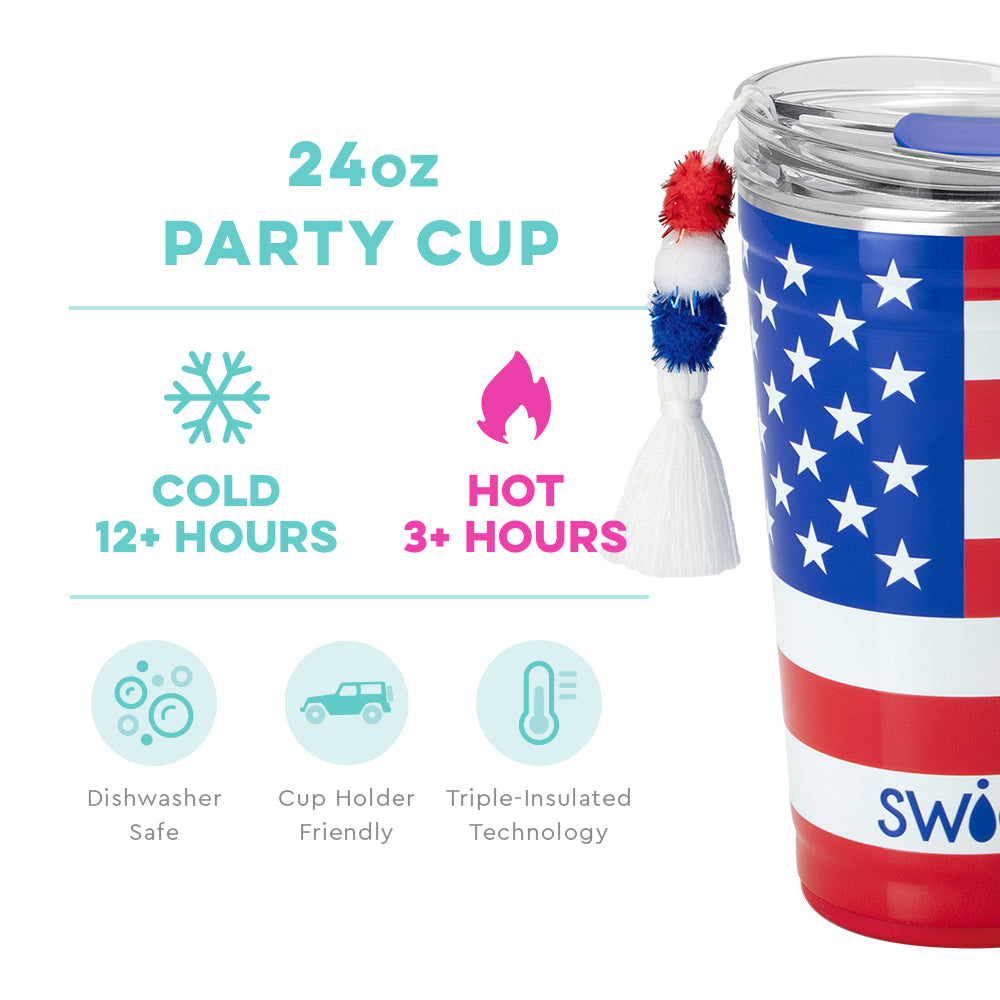 All American 24oz Party Cup by Swig Life