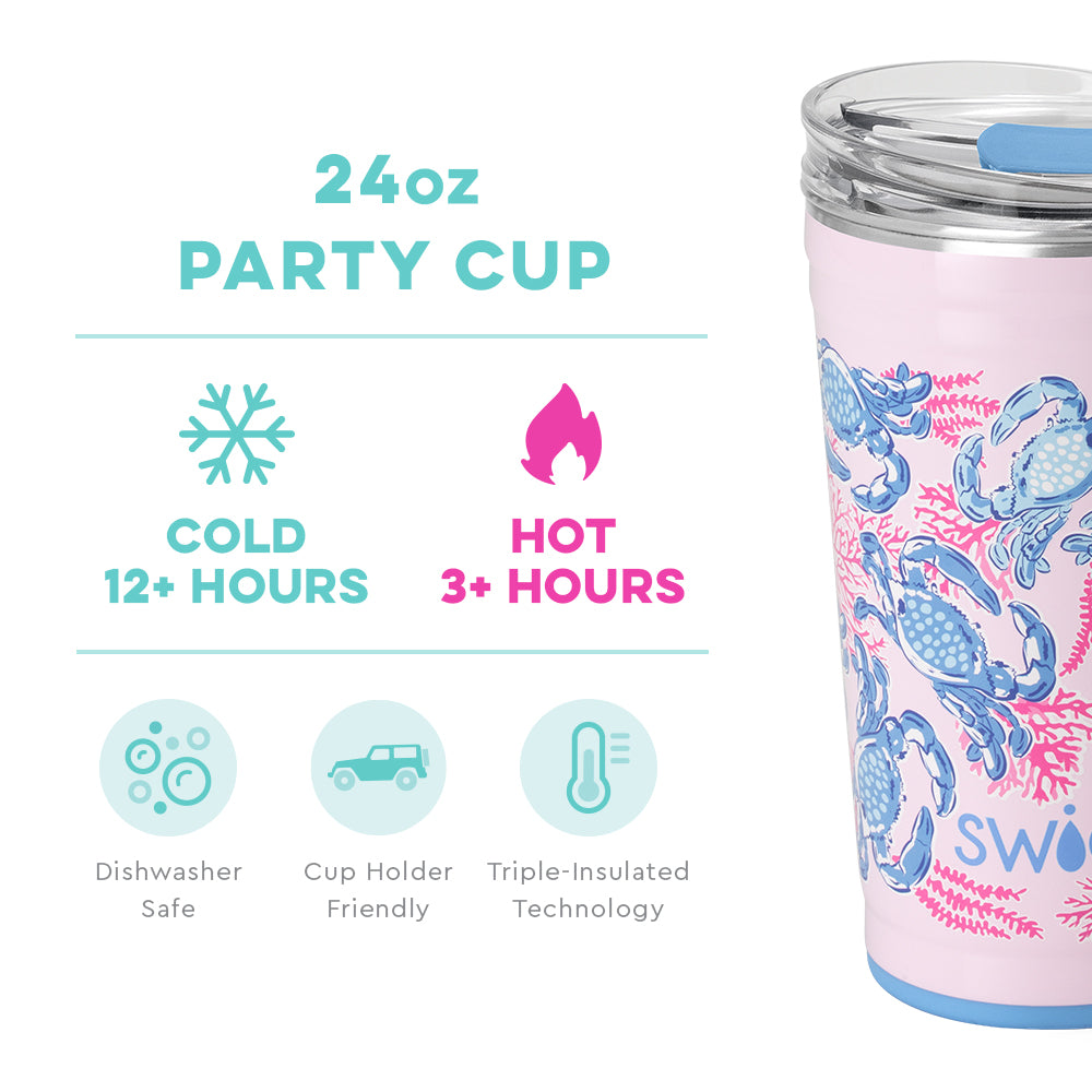 Get Crackin' 24oz Party Cup by Swig Life