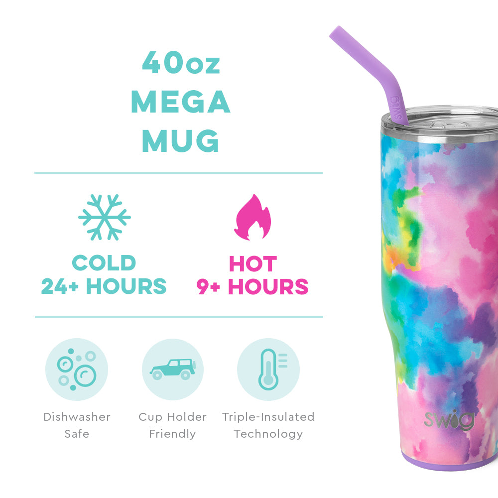 Cloud Nine Mega Mug 40oz Tumbler by Swig Life