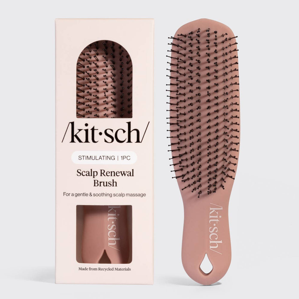 Stimulating Scalp Renewal Brush in Terracotta 