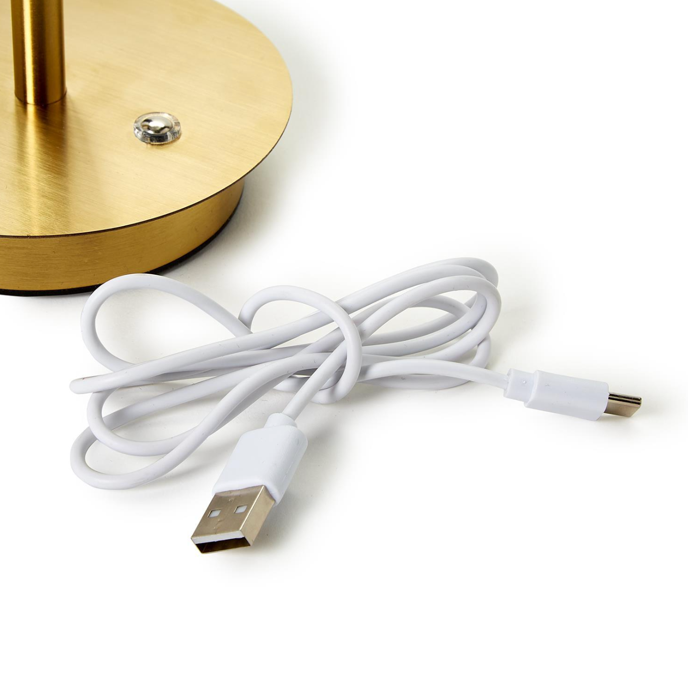 Cordless Table Lamp with Acrylic Shade