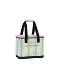 pink and green palm tree hard bottom cooler