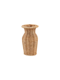 Skinny Resin Basket Weave Vase 