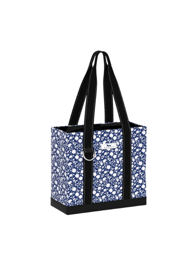 Blue Flower Bloom service small deano tote