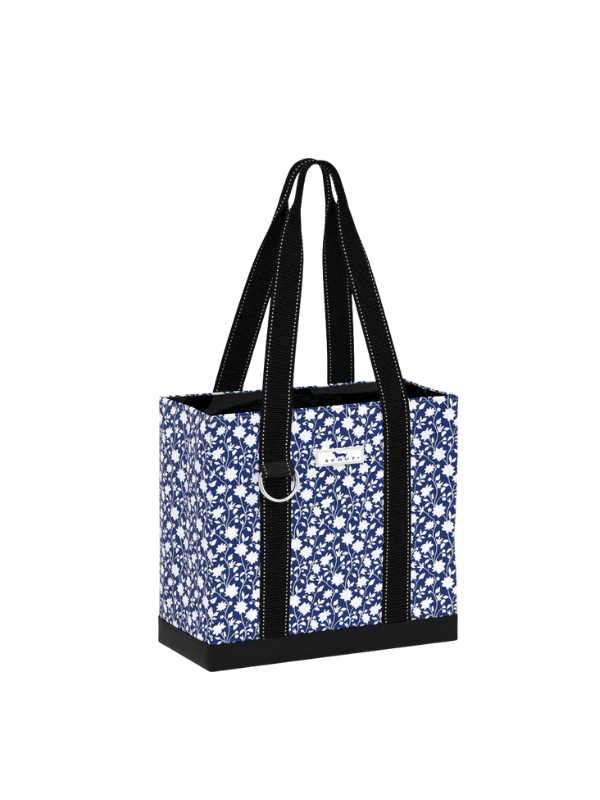 Blue Flower Bloom service small deano tote