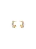 crystal studded small hoop 