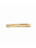 julie Vos gold hinged bangle 