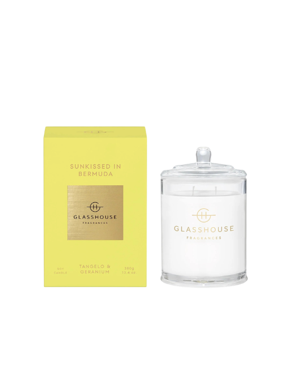 Sunkissed in Bermuda 13.4oz Soy Candle fresh scent fragrance