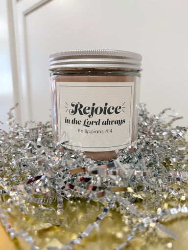 Sweet Grace Collection Philippians 4:4 Candle