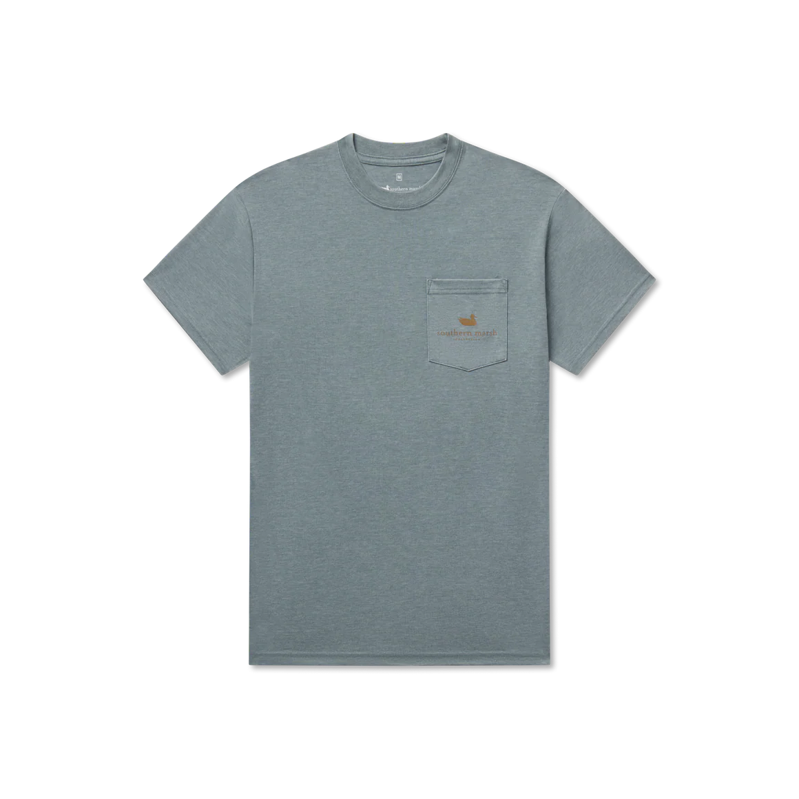 Seawash Mercantile Badge Tee in Burnt Sage by Southern Marsh