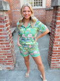 Scenic button down pajama set