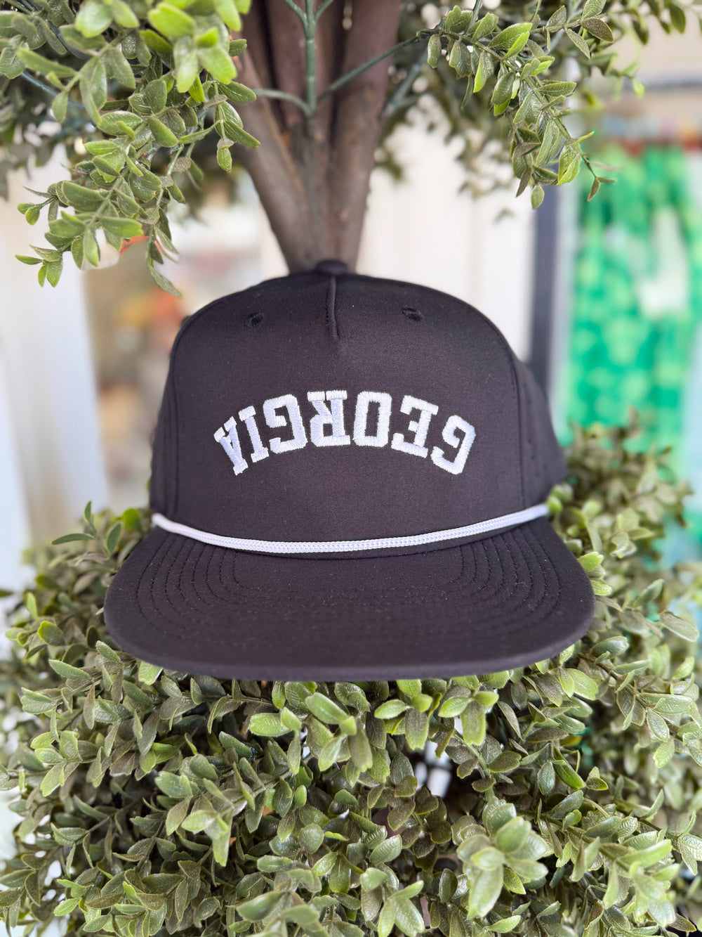 Upside Downtown Georgia Hat in Black