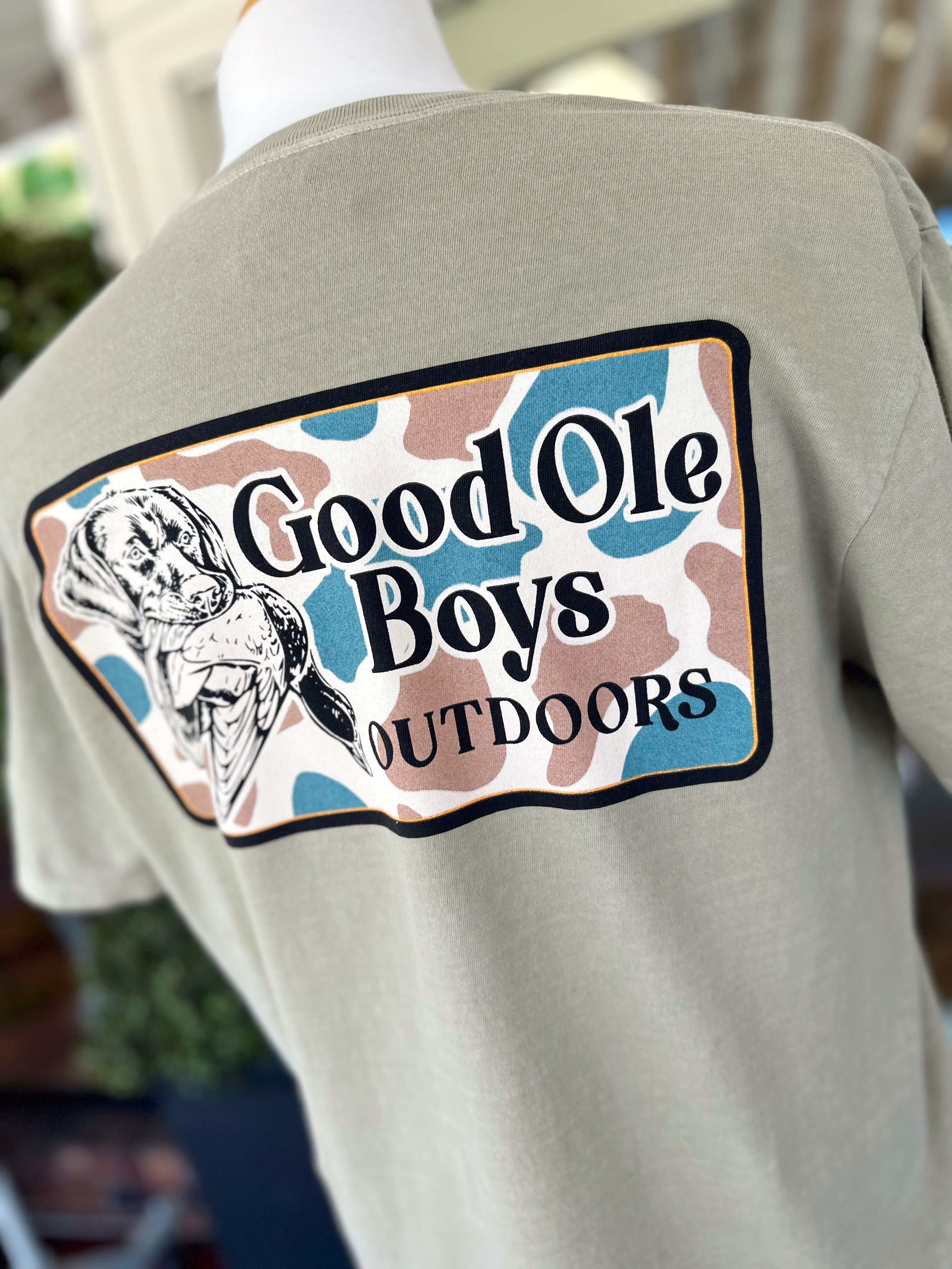 Good Ole Boys Lab Duck Camo Patch Tee